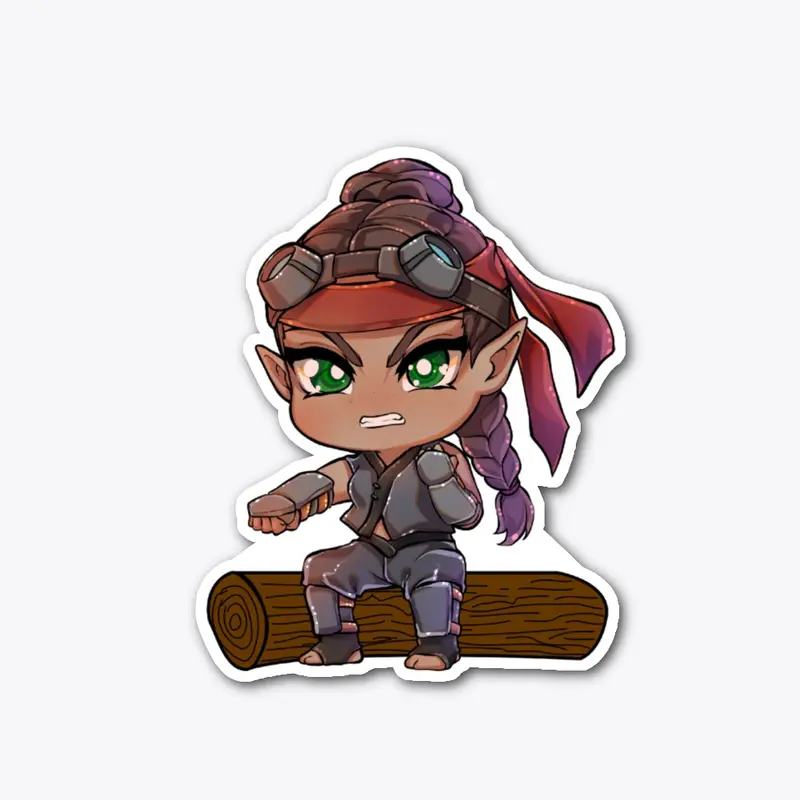 Chibi Naivara Sticker