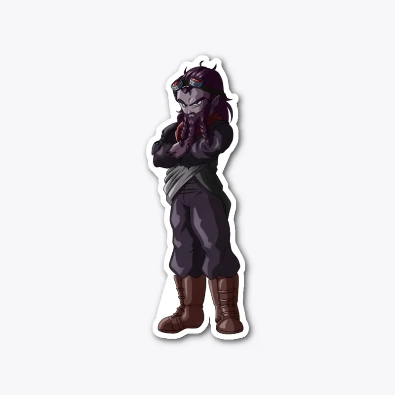 Oskar Anime Sticker